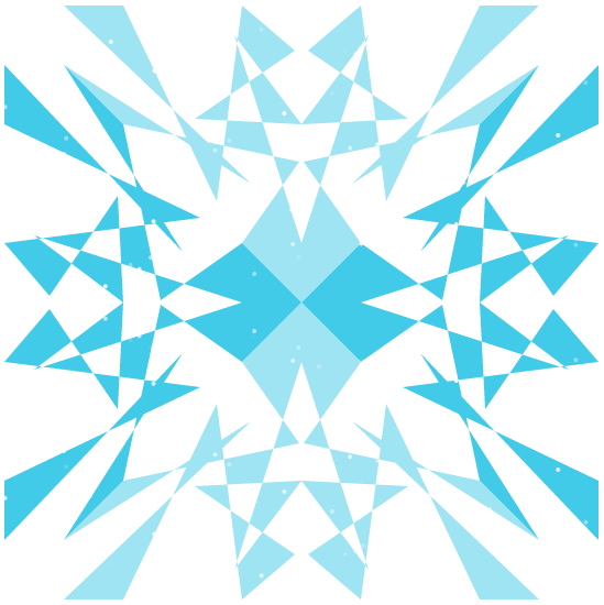 static image of the snowflake for the RSS feed